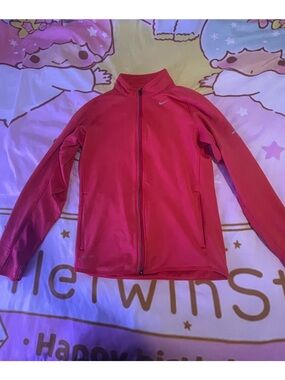 Nike Red Full-Zip Performance Jacket